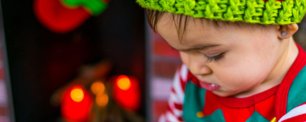 bébé pour son premier Noël